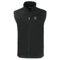 thumbnail image 2 of Men's Cutter & Buck  Black Dartmouth Big Green Big & Tall Charter Eco Full-Zip Vest, 2 of 3