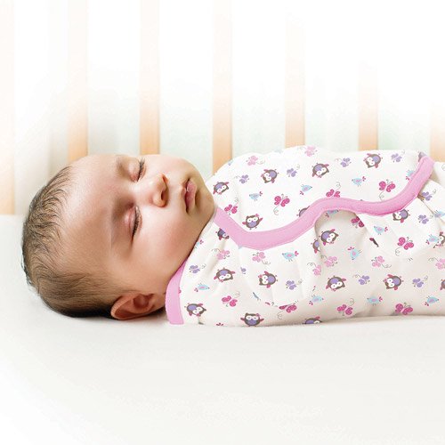 Garanimals SwaddleMe Infant Wrap, 2Pack, Baby Owls, Size Small/Medium