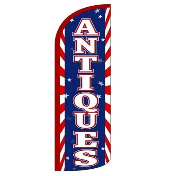 ANTIQUES Windless Flag Without Pole | Advertisement /Business Flags | Feather Flag |