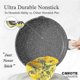 thumbnail image 2 of Frying pan Wok with lid 28 cm 4.3 l, non-stick coated pan, deep frying pan Suitable for all types of hobs, including induction, 2 of 5