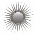 thumbnail image 1 of Benzara BM149617 Distressed Sun inspired Mirror, Gray, 1 of 1