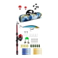 thumbnail image 1 of Product Classification Fishing - Kids Beginner Rod Kit 18m with Reel Tackle and Carry Bag for Outdoor Use, 1 of 6