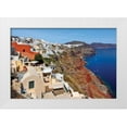 thumbnail image 3 of Larry Malvin 14x11 White Modern Wood Framed Wall Art Titled - Hillside View Cliffs, 3 of 5