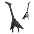 thumbnail image 3 of Electric Guitar Model Black Mini Musical Instruments Collection Gift Ornaments 14cm, 3 of 5