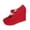 Red, variant on Closed Toe Wedge Heels for Women Elastic Ankle Strap Slip-On Casual Work Pumps Dress Shoes, Pink Size 5.5