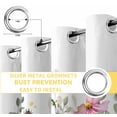 thumbnail image 6 of Spring Floral Blackout Curtains for Bedroom/Living Room, Thermal Insulated Kitchen Curtains, Watercolor Flower Eucalyptus Leaves Botanical Grommet Darkening Window Treatment Drapes 27.5"x39"x2, 6 of 8