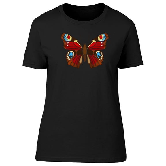 Cute Embroidered Butterfly T-Shirt Women -Image by Shutterstock, Female Medium