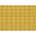thumbnail image 1 of Ahgly Company Machine Washable Indoor Rectangle Transitional Bold Yellow Area Rugs, 5' x 8', 1 of 7