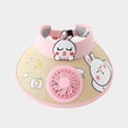 thumbnail image 4 of Jamicy Children's Sun Hat Sun Visor Hat With USB Charging Fan, Cute Cartoon Design, Wide Brim Empty Top Sunhat for Boys Girls Outdoor, 4 of 5