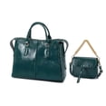 thumbnail image 2 of MKF Collection Yareli Women’s Vegan Leather Tote Bag by Mia K- Teal, 2 of 8