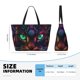thumbnail image 4 of Easygdp Futuristic Cat Warrior Bolsa de Viaje de Playa de Gran Capacidad, Bolsa Tote Perfecta para la Playa, Escapadas de Fin de Semana y Viajes, 4 of 7