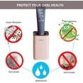 thumbnail image 4 of Toothpaste Dispenser- Dustproof Wall Mounted Hand Free Automatic Toothpaste Dispenser for Famliy Washroom Bathroom, 4 of 7