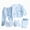 baby boy clothes#1 Blue, variant on Newborn Baby Boy Clothing Sets Baby Boy Girl Layette Set Cotton Infant Unisex Clothes Accessories New born Clothing Sets Kaprioy Toddler Boy Outfits