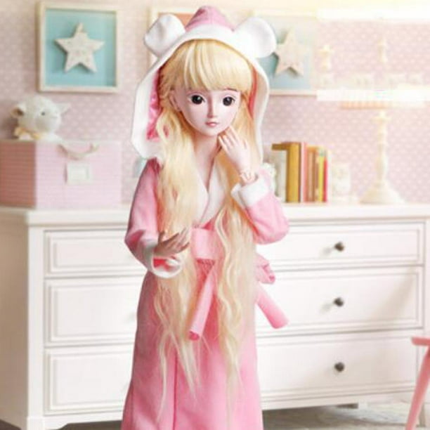 3 vêtements de pyjama à capuche pour poupée Fairy Night Lolita 60