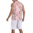 thumbnail image 2 of Sikiie Orchids Flowers Basketball Jersey Reversible Men's Mesh Athletic Sports Shirts Training Practice S-4XLX-Large, 2 of 6