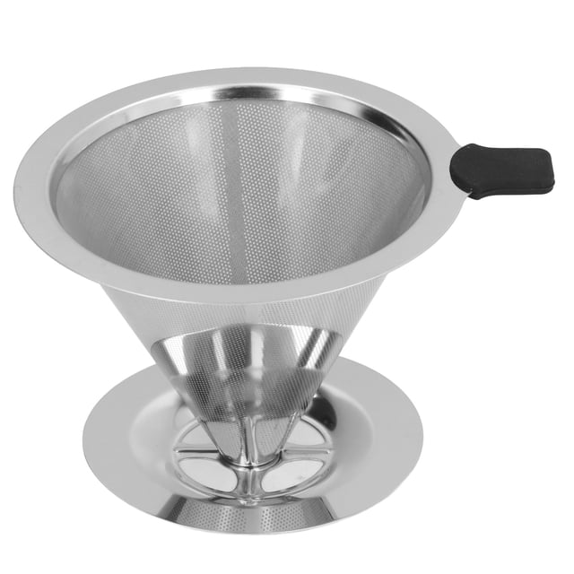 <p>Filtre à Café Goutte à Goutte Tasse en Acier Inoxydable Goutte à Goutte Cône Filtre à Café Réutilisable Filtre à Café en Acier Inoxydable Goutte à Goutte Cône Filtre à Café Réutilisable