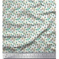thumbnail image 1 of Soimoi Polyester Crepe Fabric Vase & Floral Small Printed Craft Fabric by The Yard 42 Inch Wide, 1 of 3