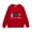 Red, variant on Byoo Girls Sweatshirts Hanukkah Menorah Print Crewneck Long Sleeve Pullover Top Warm Casual Shirt for Kids