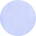 thumbnail image 1 of Ahgly Company Machine Washable Indoor Round Solid Blue Modern Area Rugs, 8' Round, 1 of 4