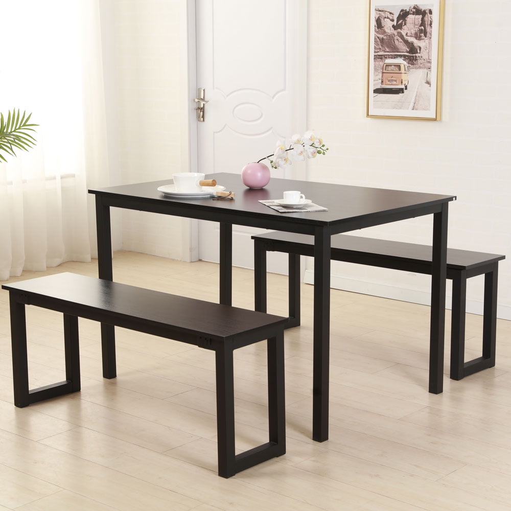 SveBake Dining Table Set, 3 Piece Kitchen Dining Room table Set with
