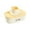 Yellow, variant on Vegetable Cutter 2 In 1 Garlic Grater Tool Multifunction Slicer Grinder With Catcher Handheld Garlic Crusher Manual Chopper for Kitchen
