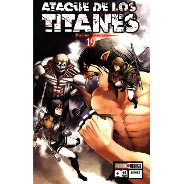 Ataque De Los Titanes Panini Tomo # 19 Manga Original | Walmart en línea