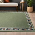 thumbnail image 3 of Beverly Rug Outdoor / Indoor Area Rugs Patio Porch Garden Carpet Bordered / Green 10x14, 3 of 9