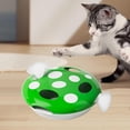 thumbnail image 1 of Juguete eléctrico para gatos, suministros, accesorios, ejercicio, juego, , divertido, interactivo, juguete para mascotas, recargable para gatos Verde, 1 of 8