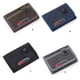 thumbnail image 4 of Billeteras Minnieouse para hombre monedero plegable con bolsillo para monedas estampado de letras Negro, 4 of 6