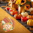 thumbnail image 5 of JoyMoreHome Tableware Set 25Pcs Fall Pumpkin Disposable Thanksgiving Party Decorations, Paper Plates Paper Cups Napkins for Thanksgiving Party Home Supplies, 5 of 6