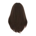 thumbnail image 2 of wigs human hair Full Straight Party Synthetic Medium Wig Anime Hair Hair Women's Wigs wig lace front wigs, Brown, 2 of 6