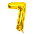 thumbnail image 3 of Globo digital de 32 pulgadas, dorado, plateado y rosa dorado, tamaño grande de 40 pulgadas, puede flotar vacío, bola de papel de aluminio para decoración de fiesta de cumpleaños, 3 of 5
