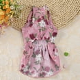thumbnail image 3 of Dog Cute Floral Bow Dresses Pet Dog Wedding Dress For Small Dogs Summer Chihuahua Pug Clothing Puppy Cat Supplies, 3 of 6