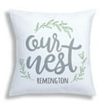 thumbnail image 2 of Our Nest Personalized Throw Pillow, 2 of 2