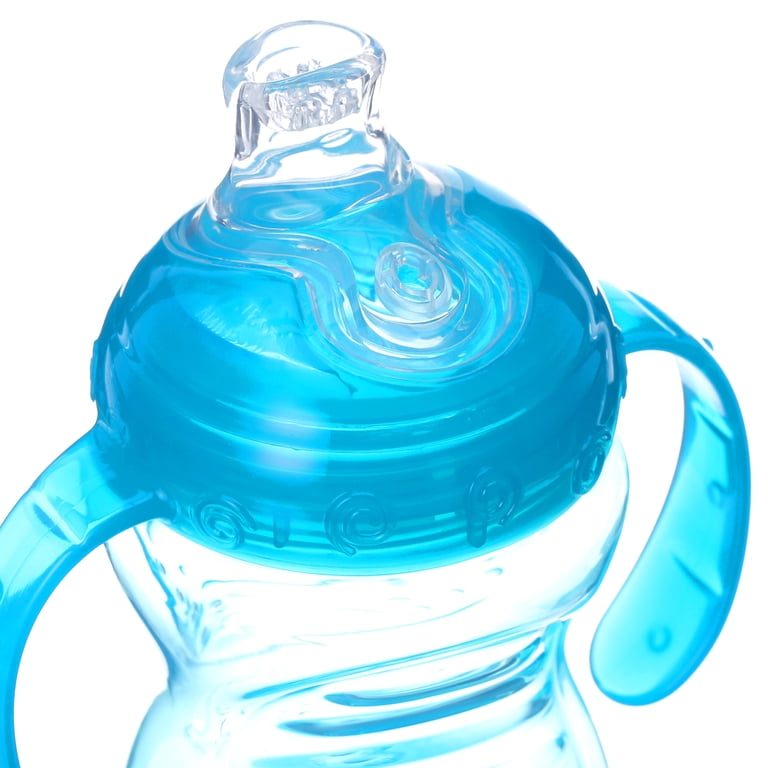 Nuby Grip N' Sip Soft Spout Sippy Cup, 8 Oz, 4-Pack photo 3