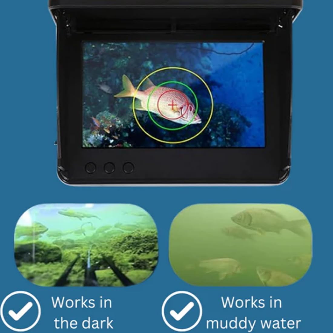 Underwater Fishing Camera System Colitt Underwater Fishing Camera, 4.3 ...