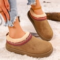 thumbnail image 6 of POROPL Women's Snow Boots,Winter Warm Faux Fur Lined Slip On Ankle Boots Non Slip Casual Shoes, 6 of 9