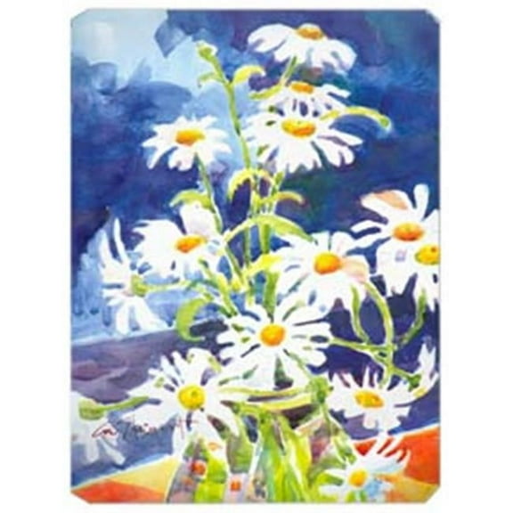 9.5 x 8 in. Flowers - Daisy Mouse Pad, Hot Pad Or Trivet