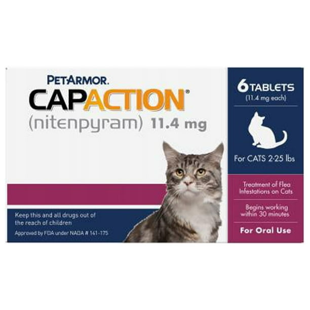 PetArmor 03109 CapAction FastActing Oral Flea Treatment for Cats 225