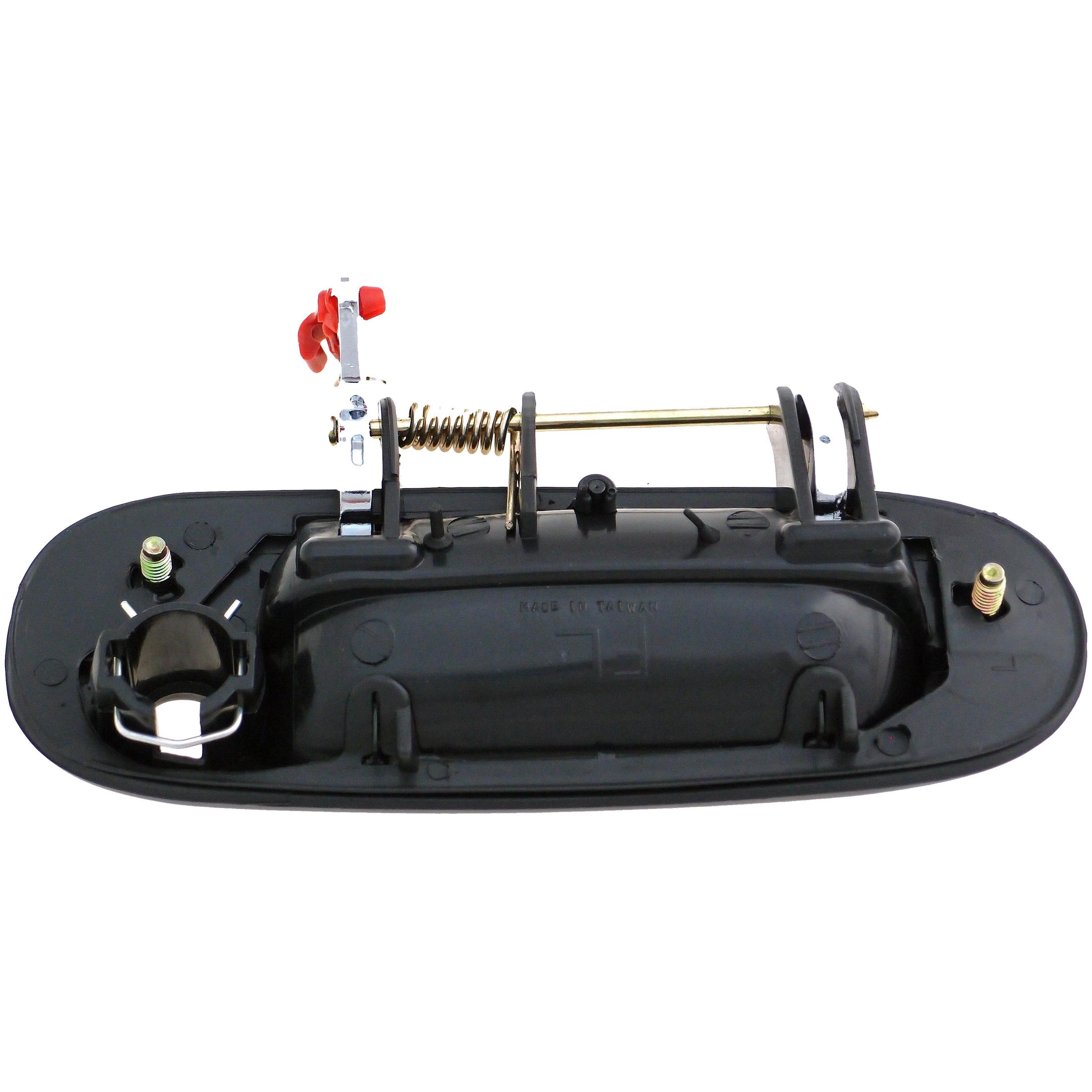 Dorman 83371 Front Driver Side Exterior Door Handle for Specific Models, Chrome Lever and Black Housing