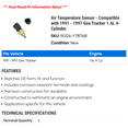 thumbnail image 2 of Air Temperature Sensor - Compatible with 1991 - 1997 Geo Tracker 1.6L 4-Cylinder 1992 1993 1994 1995 1996, 2 of 2