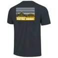 thumbnail image 3 of Men's Navy Notre Dame Fighting Irish Striped Campus Skyline T-Shirt, 3 of 3