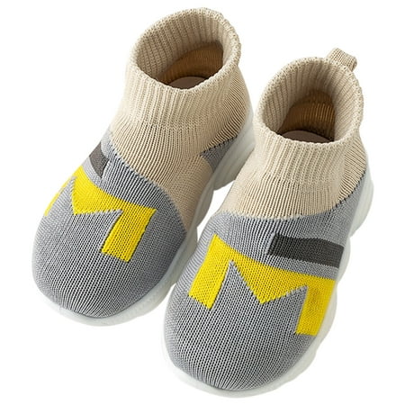 

Baby Shoes Soft Bottom Non Slip Toddler Shoes Baby Shoes Male 0 1 3 Years Old Children S Spring And Autumn Indoor Floor Shoes Single Shoes Grey 15.5cm/6.10