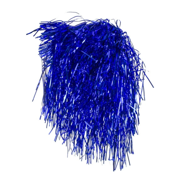 Northlight Shiny Blue Tinsel Women's Halloween Wig Costume Accessory- One Size