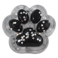 thumbnail image 2 of Squeeze for Adults, Adhd Squeeze Toys Adults, Relaxation Relief Items Squeeze, Relaxation Toys Adults, 2.5 Inch 1Pc Clear Black Star Sequin Cat Paw Squeeze, Soft Taba Squeezy Paw, 2 of 6