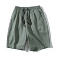 thumbnail image 2 of Aayomet Casual Shorts For Men Men's Casual Shorts Elastic Jogger Gym Active Pocket Shorts,Green 3XL, 2 of 5