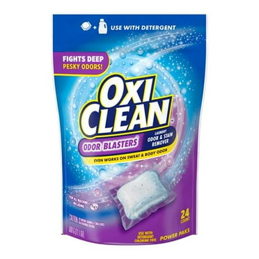 Oxiclean Odor Blasters Odor And Stain Remover Power Paks, 24Ct Packaging May Vary