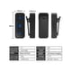 thumbnail image 4 of 2Pcs Mini Walkie Talkie 400-470MHz 2-Way Radio 3W Transceiver Earpiece Headset Earmuff USB Powered, 4 of 5