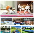 thumbnail image 2 of Goplus Inflatable Gymnastics Tumbling Mat Floor Mats with Pump Home Use Pink, 2 of 10