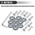 thumbnail image 6 of Unique Bargains Finishing Countersunk Fender Bumper Washers Engine Bay Fastener Tool Kit for Motorcycle Titanium Tone, 6 of 6